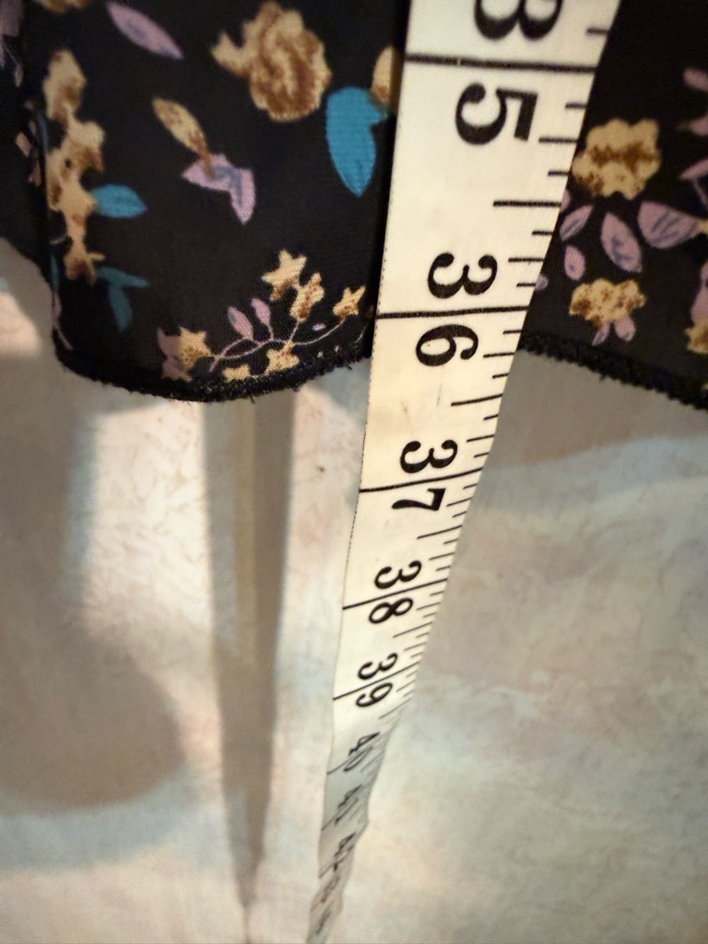 BTFBM Ditzy Floral, High Low Maxi Skirt, Flowy, Flirty, Summertime, Size Large - Picture 6 of 9